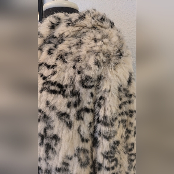 NWT Beautiful Fur Adrienne Landau Leopard Hoodie - Picture 12 of 16